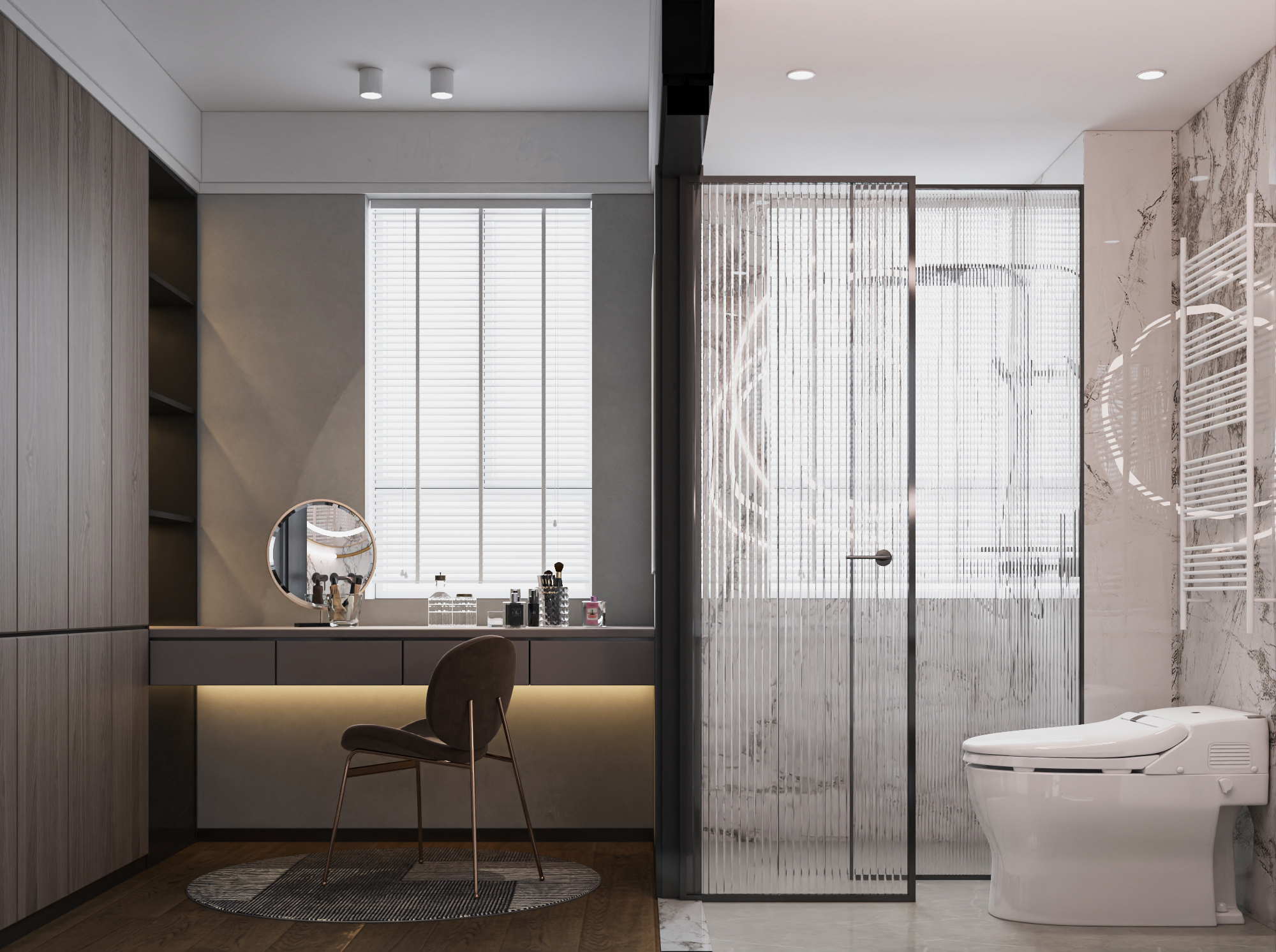 沈阳华发中东首府127㎡样板间现代轻奢设计-10