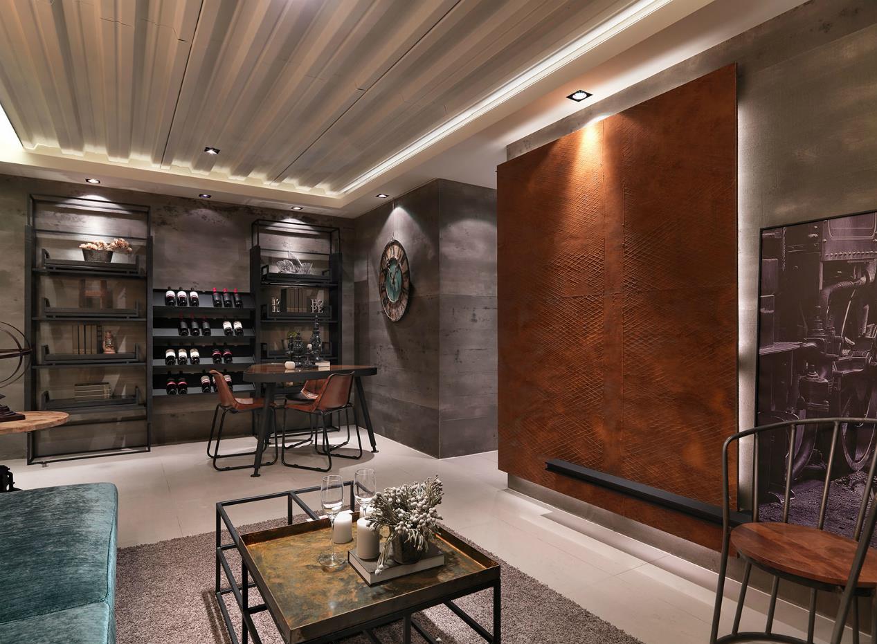 金属摇滚——个性工业质感宅  彩韵设计-6