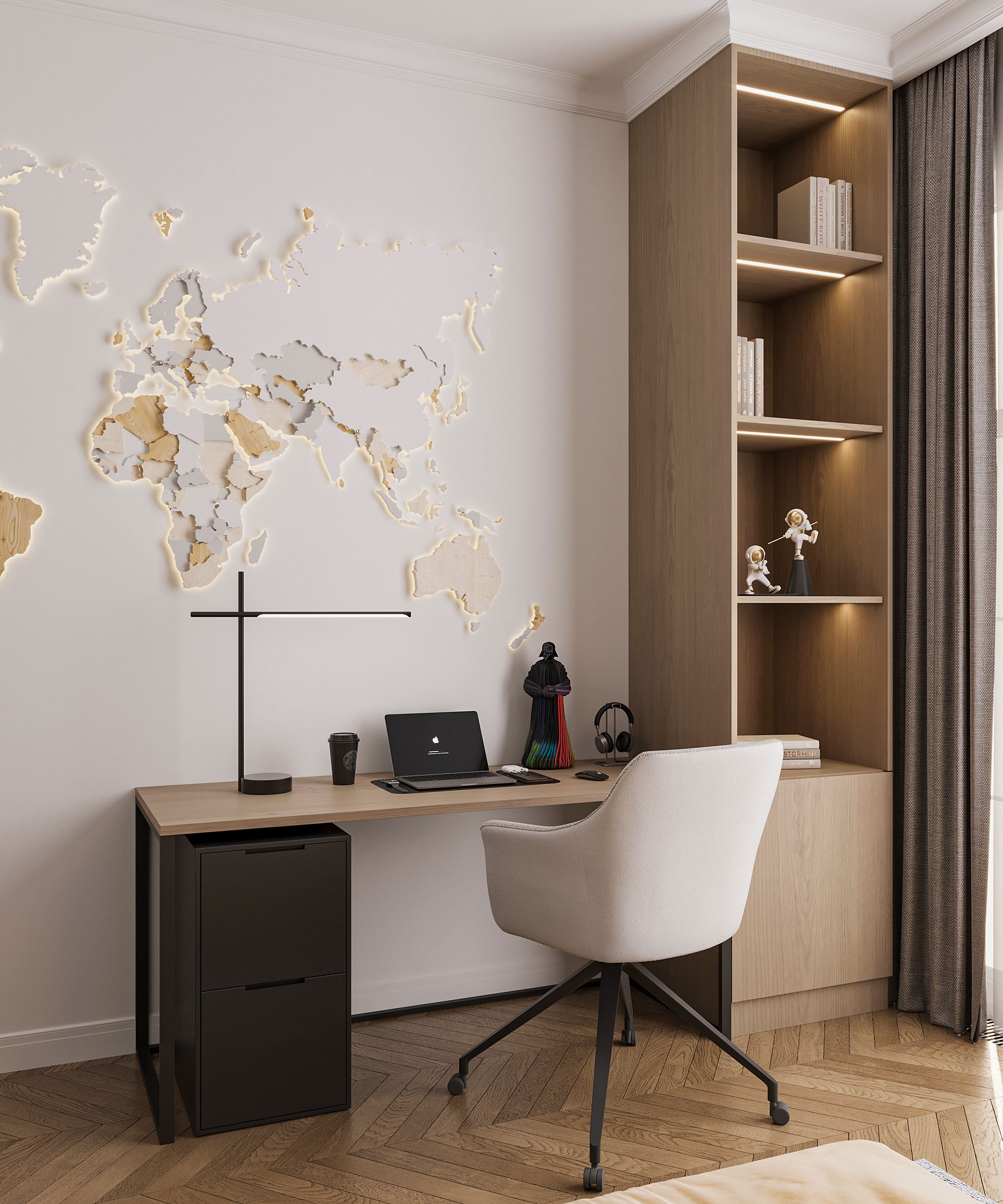 The Star Wars room 儿童卧室设计丨哈萨克斯坦阿拉木图-7