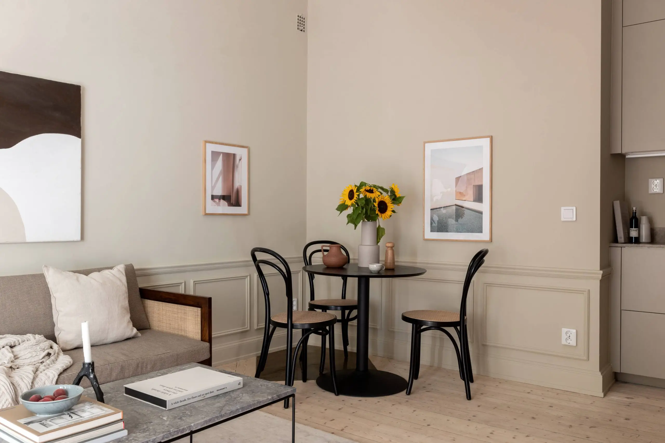 瑞典 33 平米公寓的南欧风情设计-3