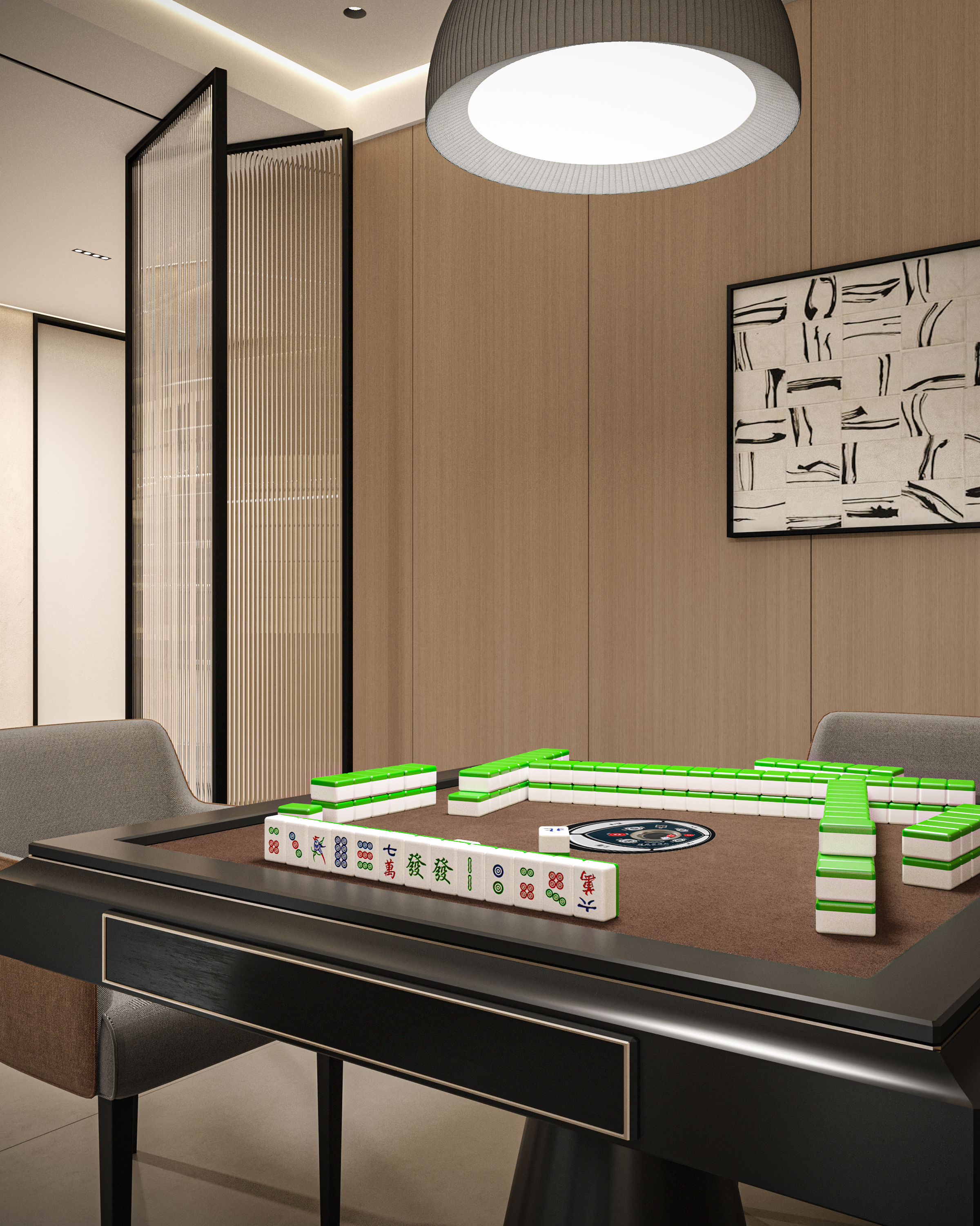 现代风格别墅效果图作品丨冈舍-13