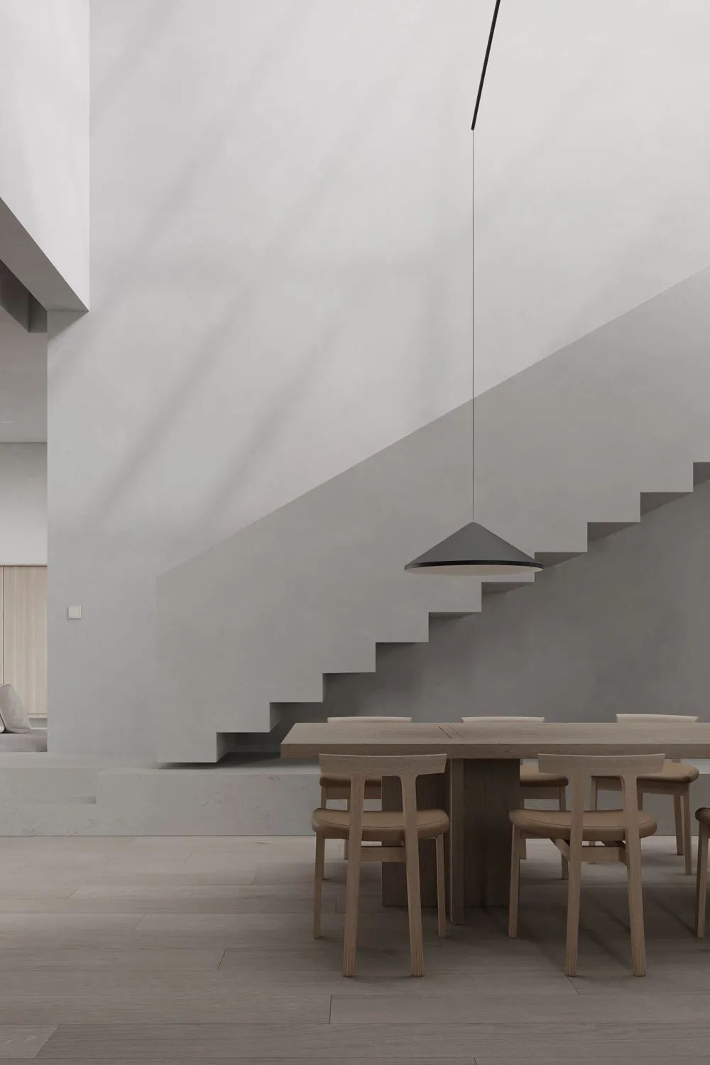 盐系简约,静美!灰白木色打造宁静家居空间丨星艺装饰广州总部-24