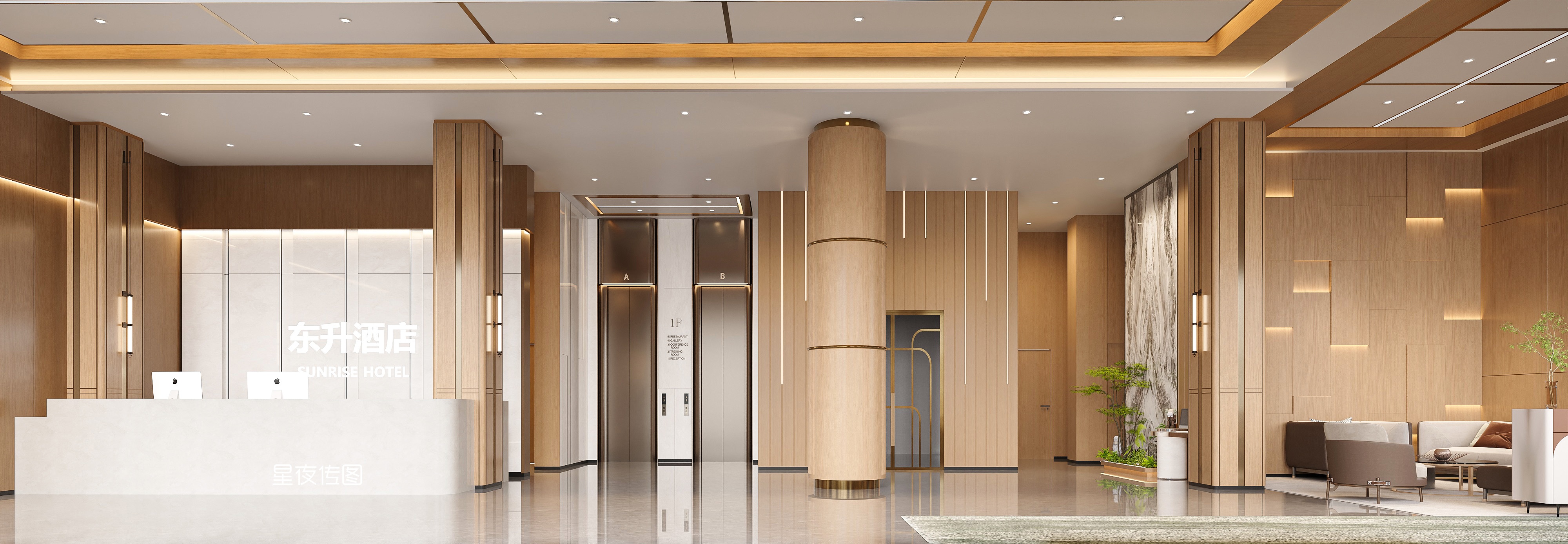 横平竖直，极简设计丨酒店设计-3