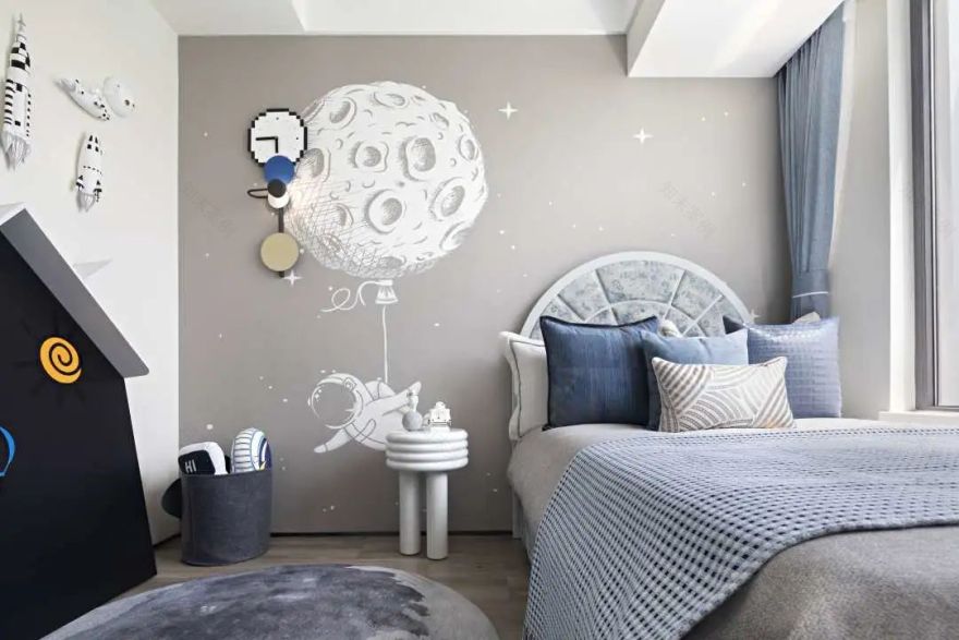 重庆璧山融创城 A 户型样板间 | Tiffany 蓝的浪漫诗意空间-43