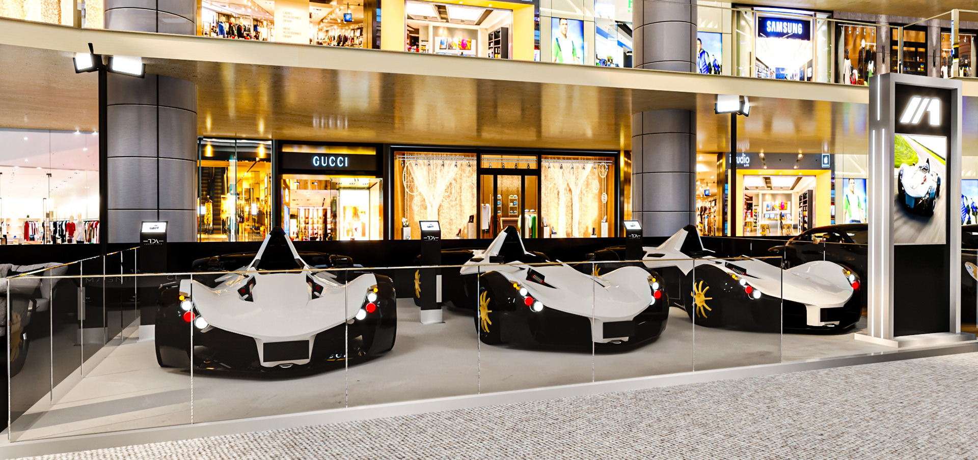 LUXURY CAR EXHIBITION EVENT ATRIUM-11