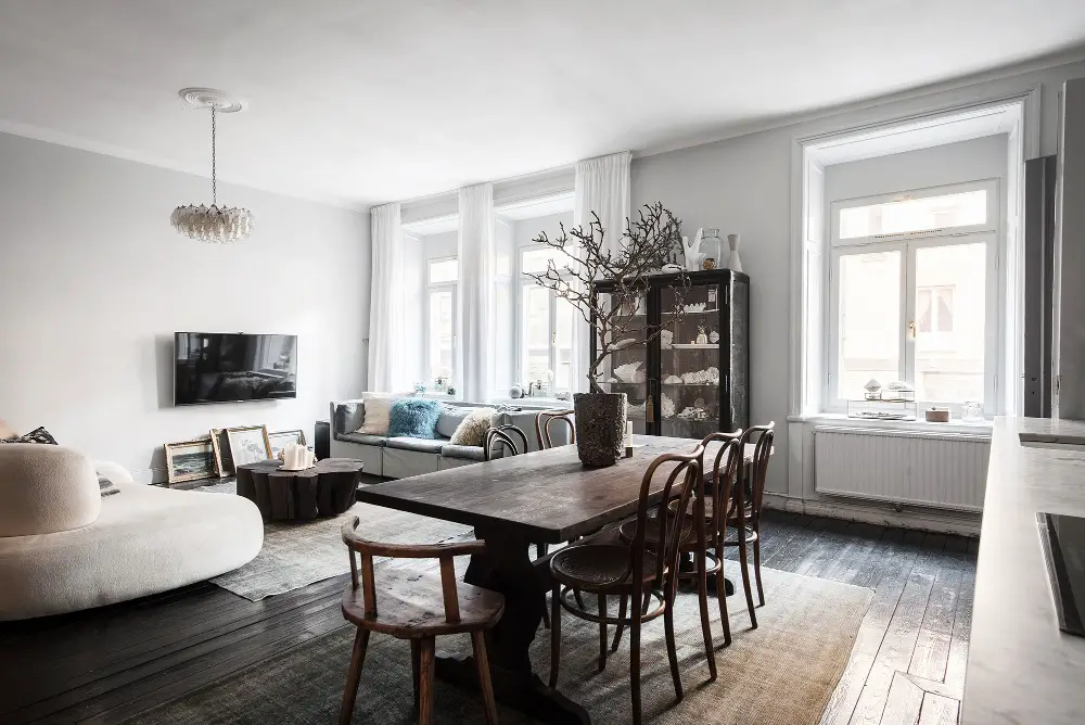 瑞典斯德哥尔摩 60m2 自然风格公寓设计-7