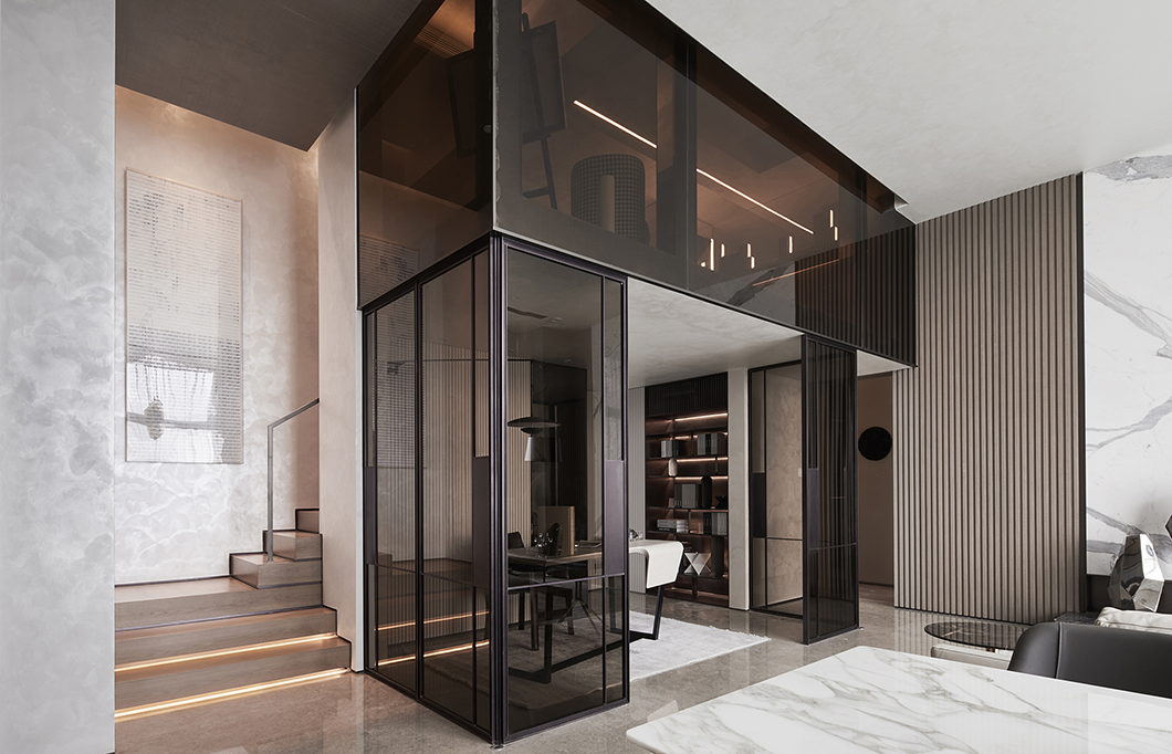 杭州星耀中心大平层住宅丨中国杭州丨GFD 杭州广飞室内设计事务所-57