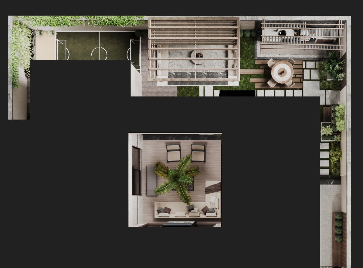 别墅景观丨阿曼丨Black N White-23