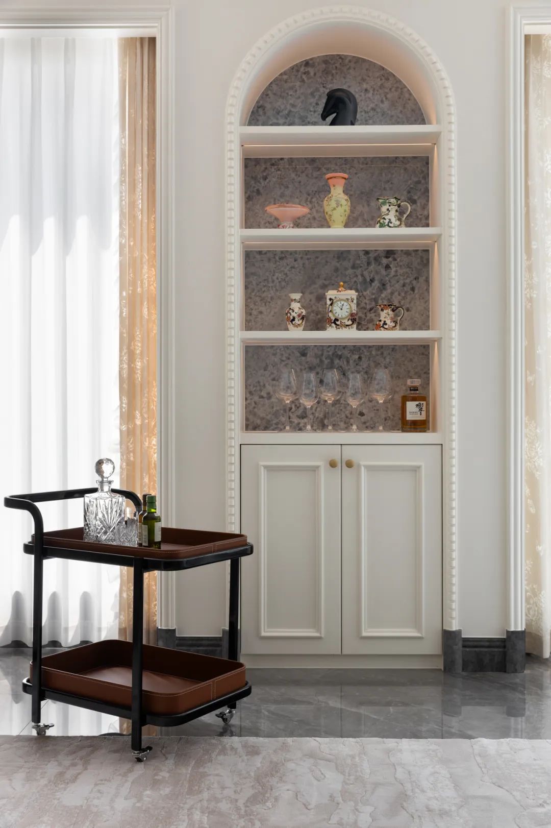 300㎡悦安佳府夏日轻法式装修丨杭州尚层装饰-1