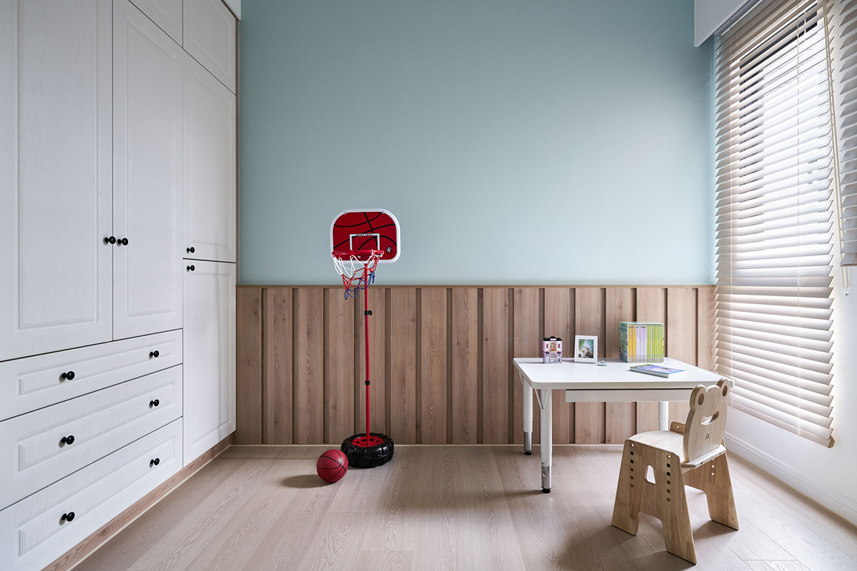 家装设计案例鉴赏——淡系紫现代乡村风家邸 -20