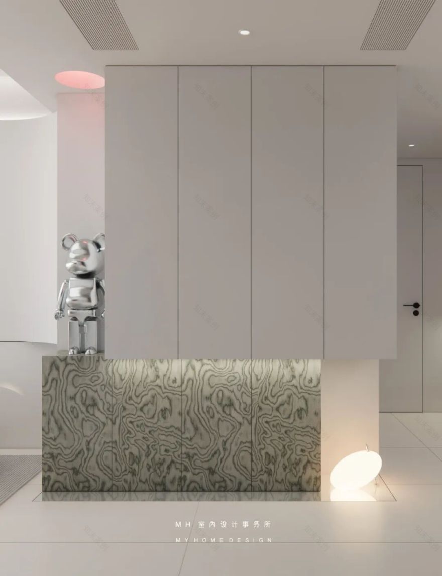 【首发】MH设计新作:素净•情感▏极简表达美学空间-15