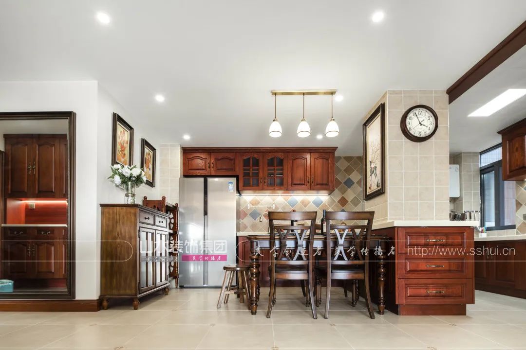 美式田园风格的三室两厅丨黄娟-27