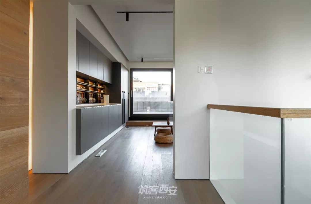 兰亭·望 | 李翔设计师的简约复式空间设计-59