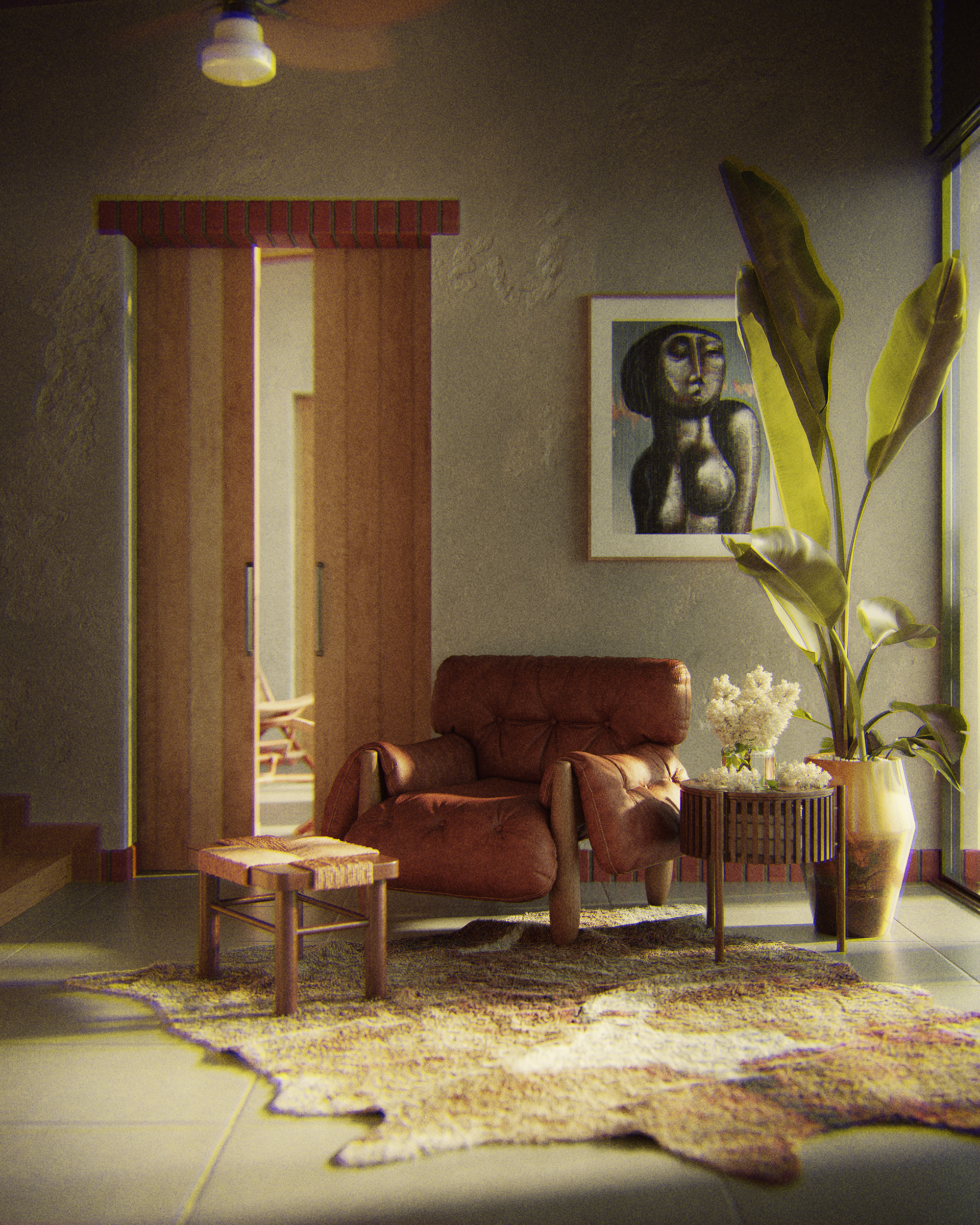 Tropical bedroom( Full CGI)-8