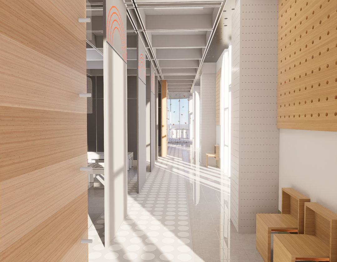 大四毕设吸睛“粉色展板＋可移动模型”！将美育体验与乡土文化结合，台格斗村研学基地的美育空间“变形记”！-96