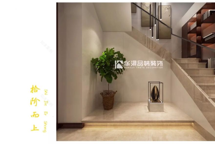 华浔·设计 | 泰州·华泽天下 300㎡新中式,山水意境,移步一景-41