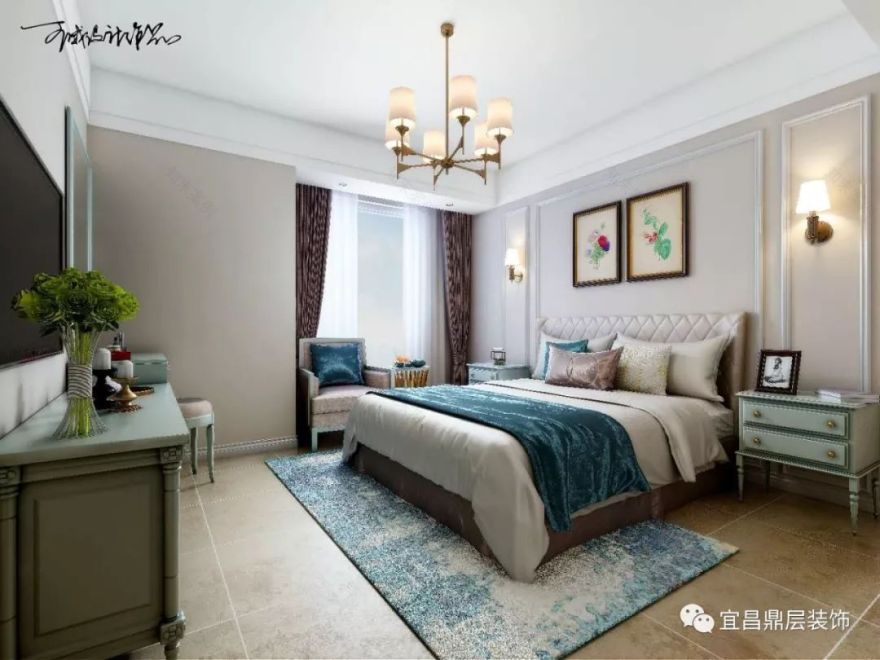 美式轻奢,筑就幸福生活——鼎层设计王威新作赏析-46
