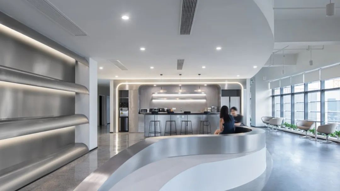 静谧时尚|灰色调办公空间-42