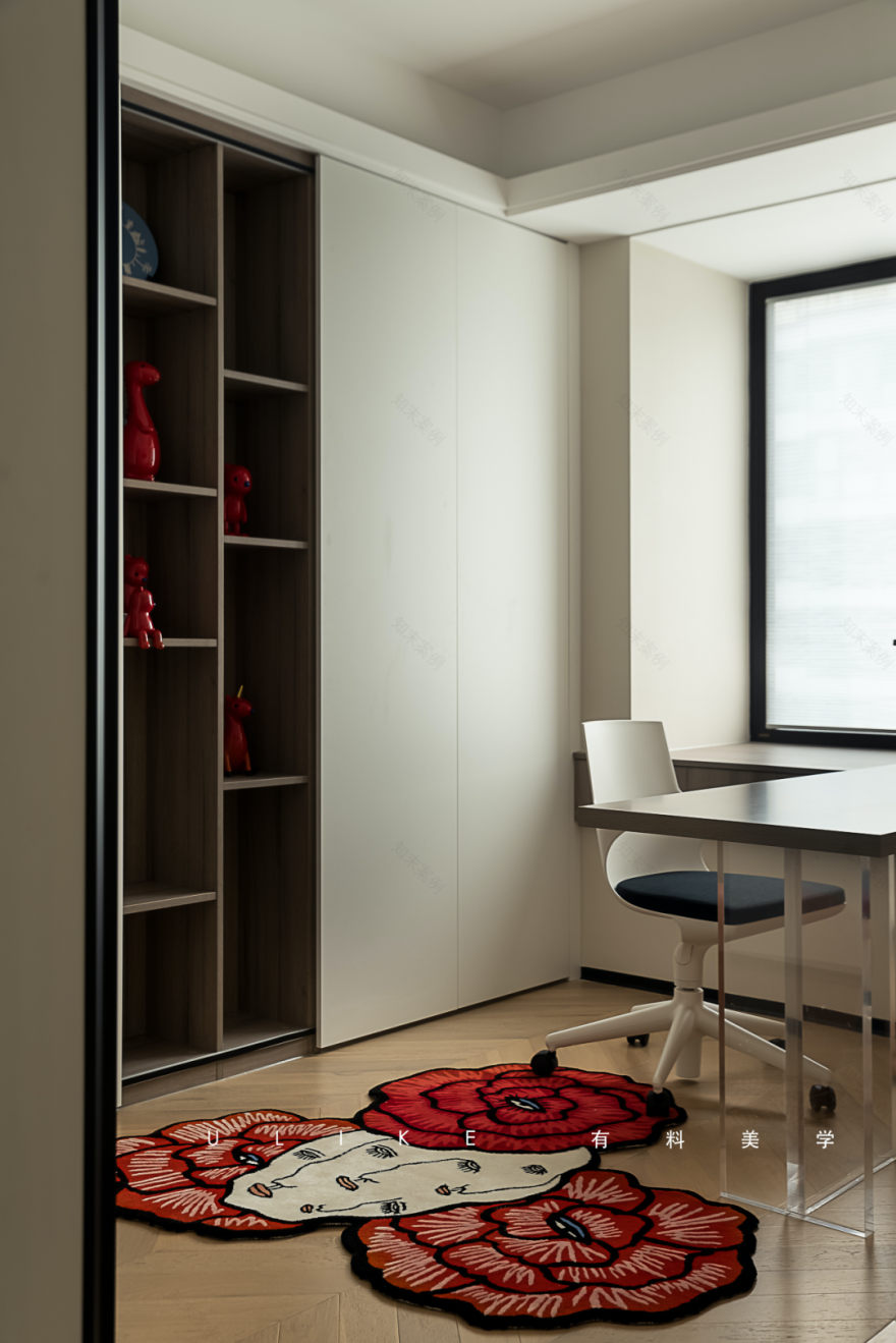 现代温馨家居,圆弧与暖色的完美融合丨YIM DESIGN-31