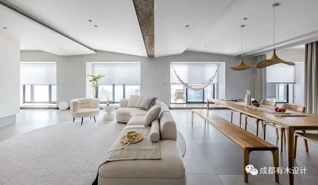 灰泥色系自然感度假风宅邸丨创夏-1