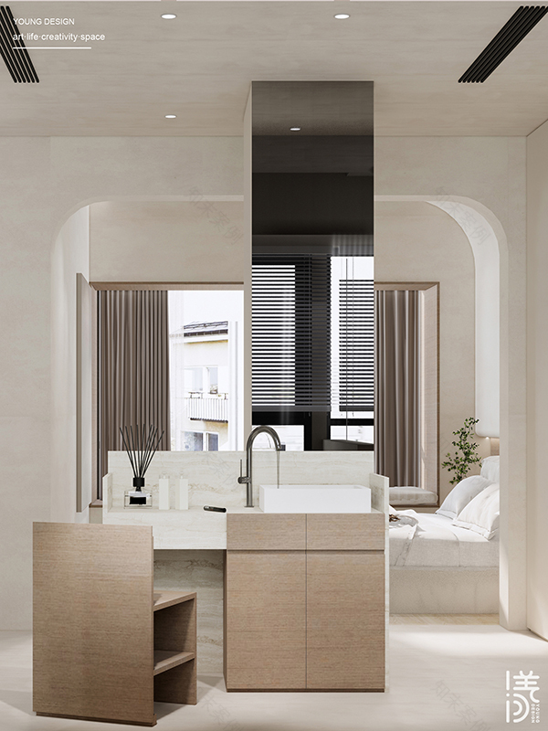 深铁懿府奶油侘寂风家居设计丨中国深圳丨深圳漾空间设计有限公司-48