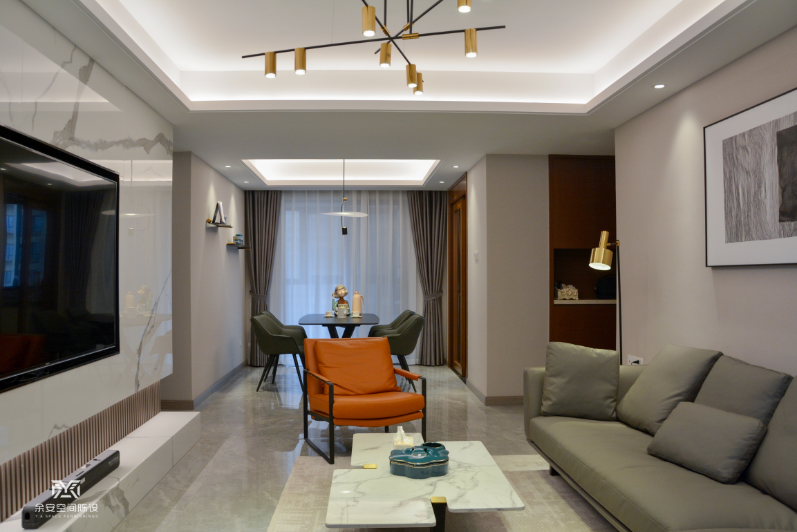 南昌琥珀园精装房改造丨中国南昌丨南昌市余安空间陈设工作室-11