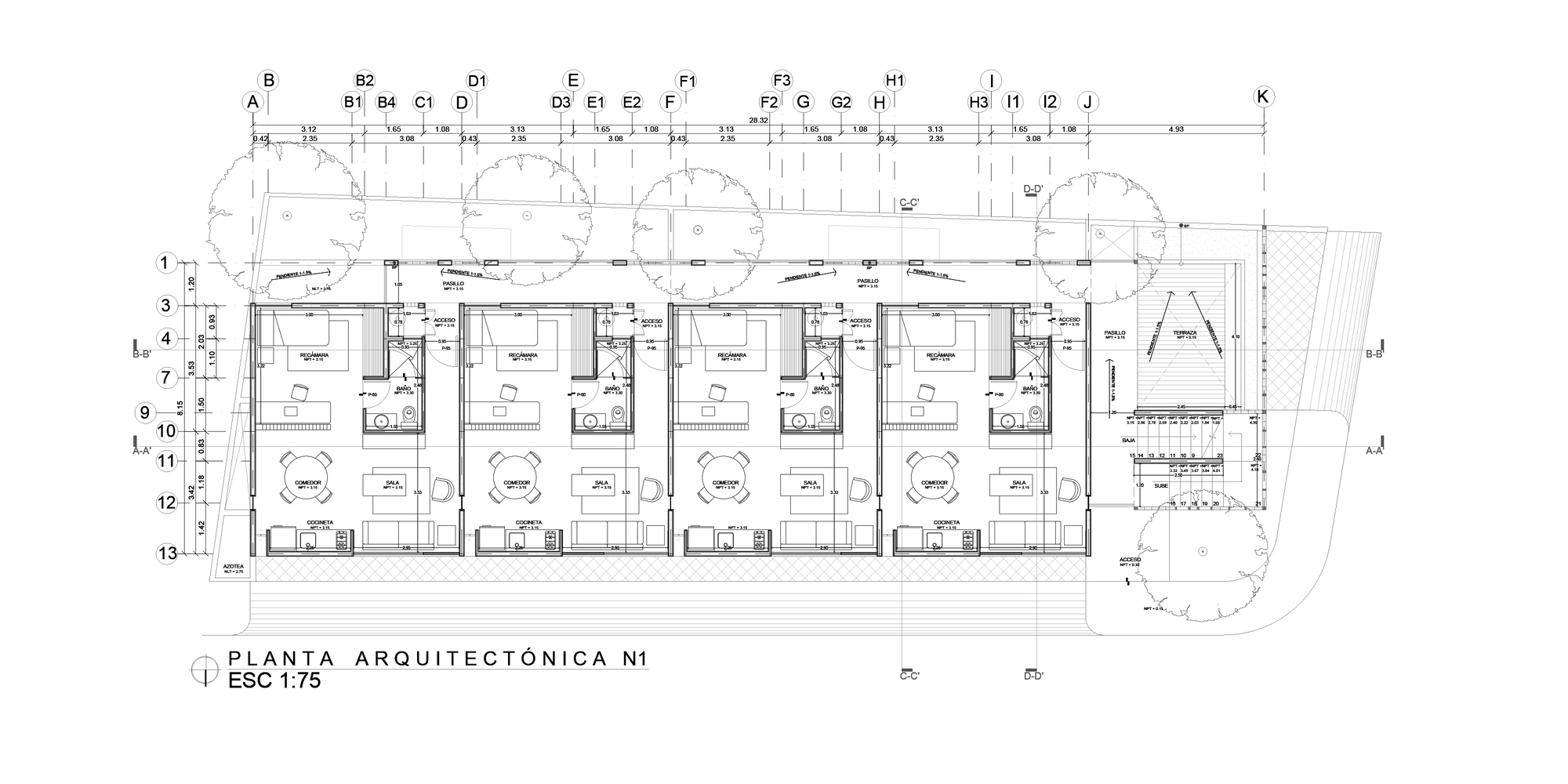 布甘比利亚斯公寓丨墨西哥丨Taller Mexicano de Arquitectura-34