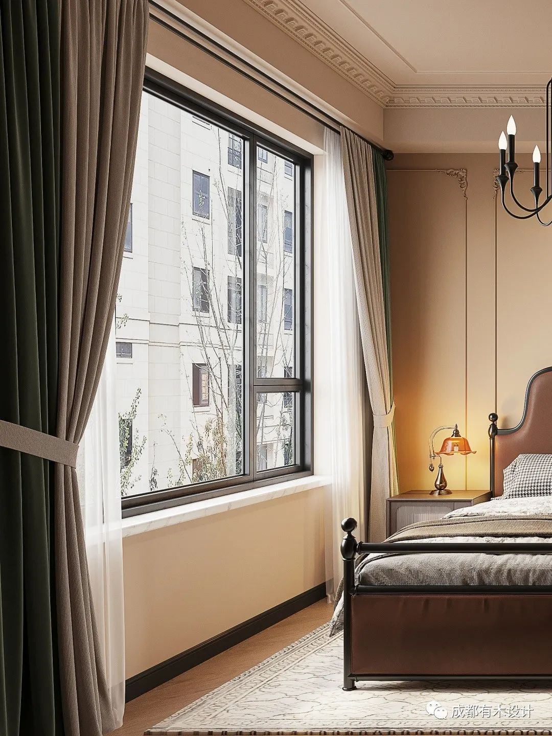 金沙城锦西观棠 · 法式复古的岁月静好丨有木设计-39