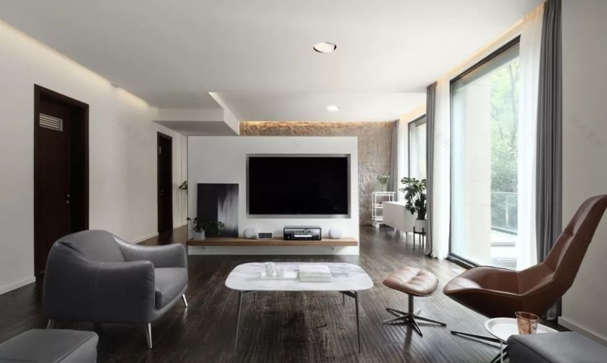 实用美观电视墙设计-44