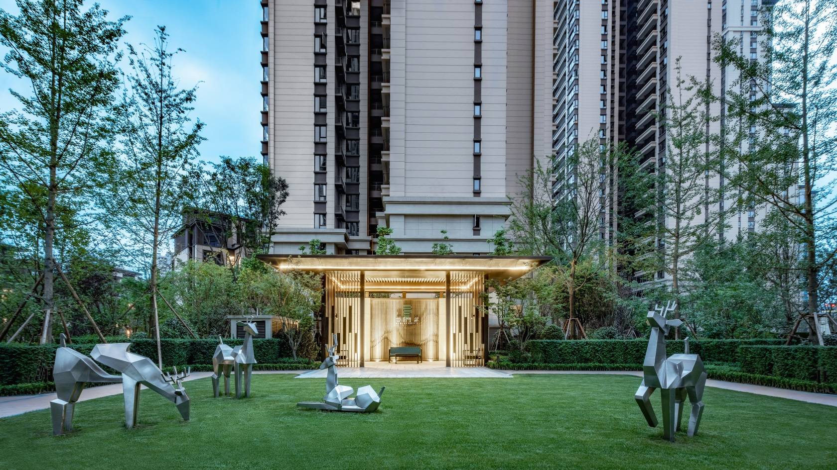 成都花样年香門第大区住宅景观-27