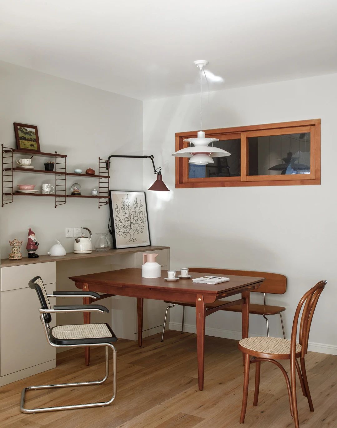 北京海淀 83㎡中古风三室丨中国北京丨里白设计-39