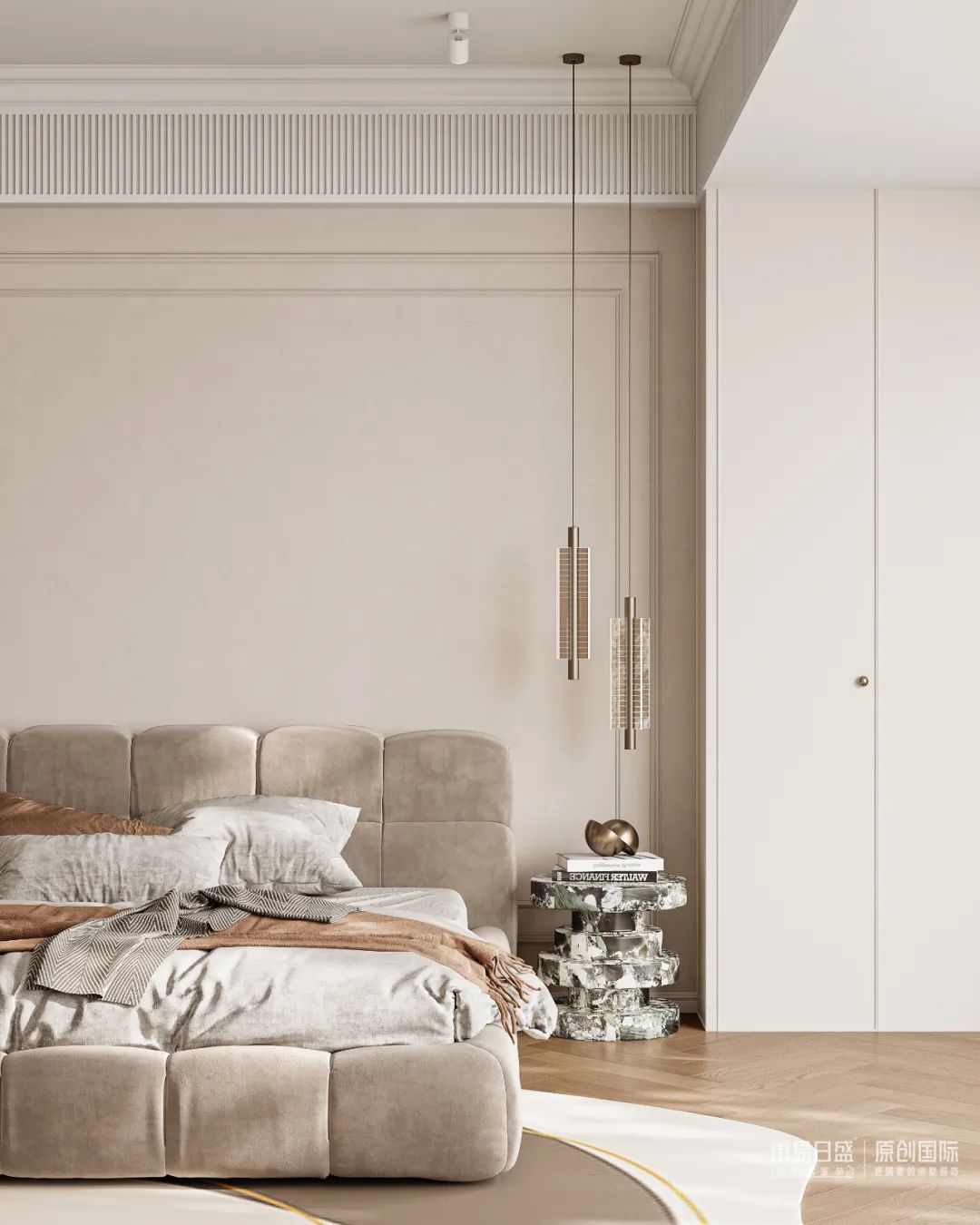 【首发】许梦娇作品：巴黎漫步 | 闻博花城180㎡法式浪漫混搭风-36