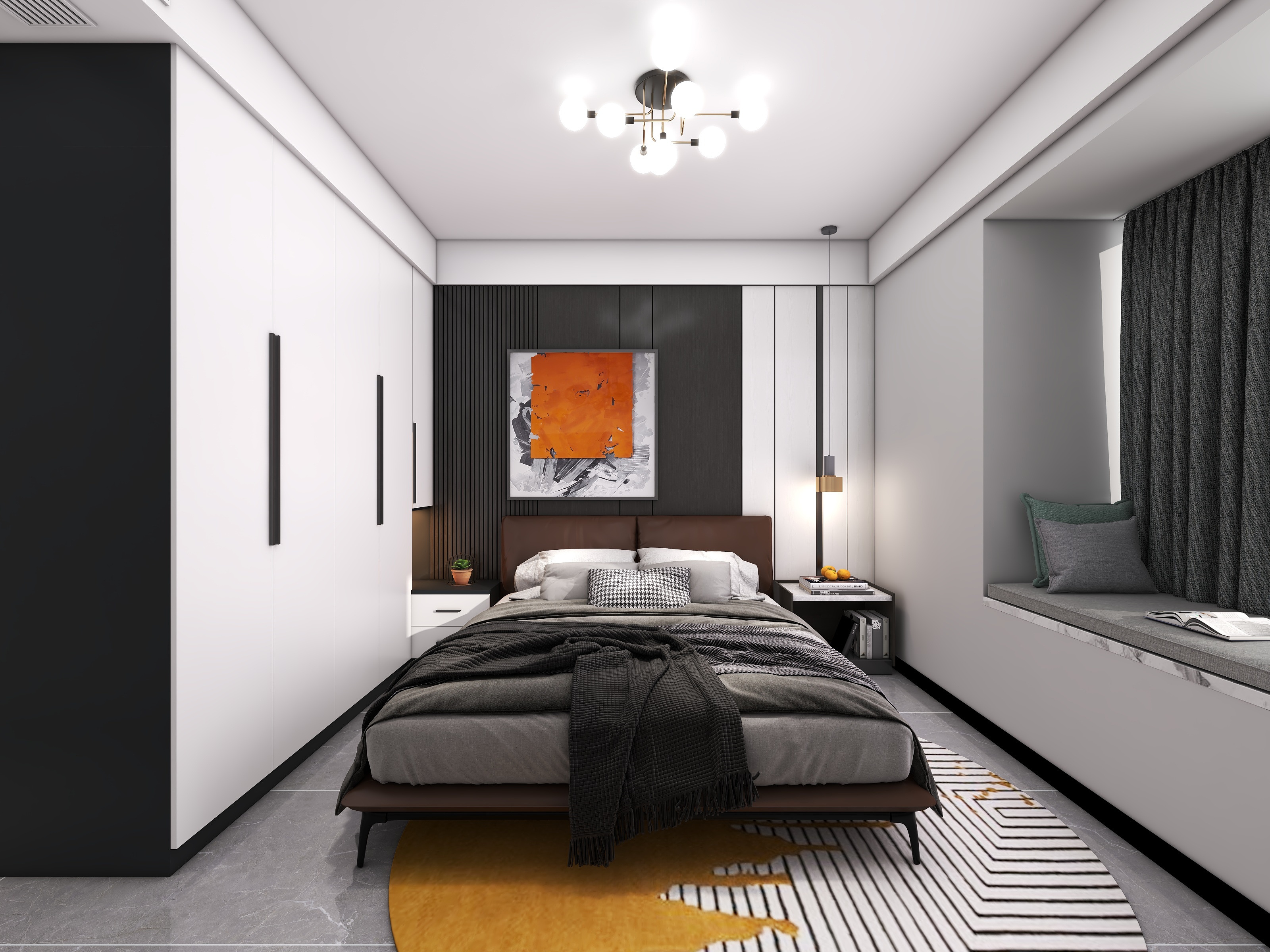 四川成都华府悦璟（114平方现代简约三居室）-38