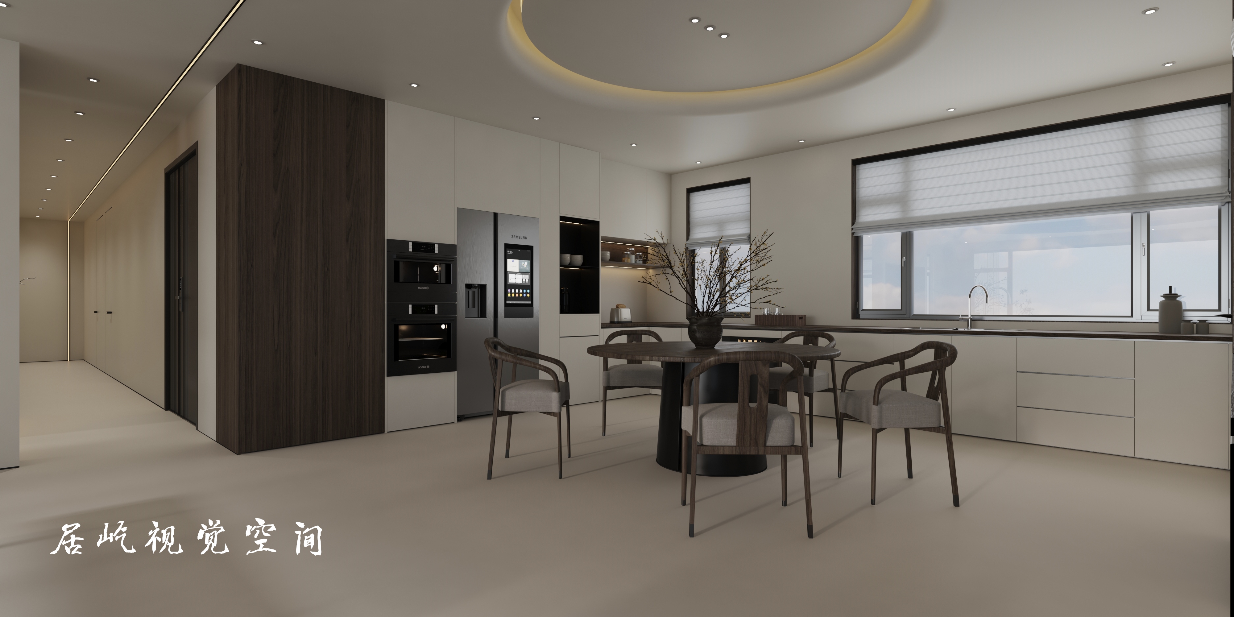 240平中式极简混搭  ～承接效果图制作-4