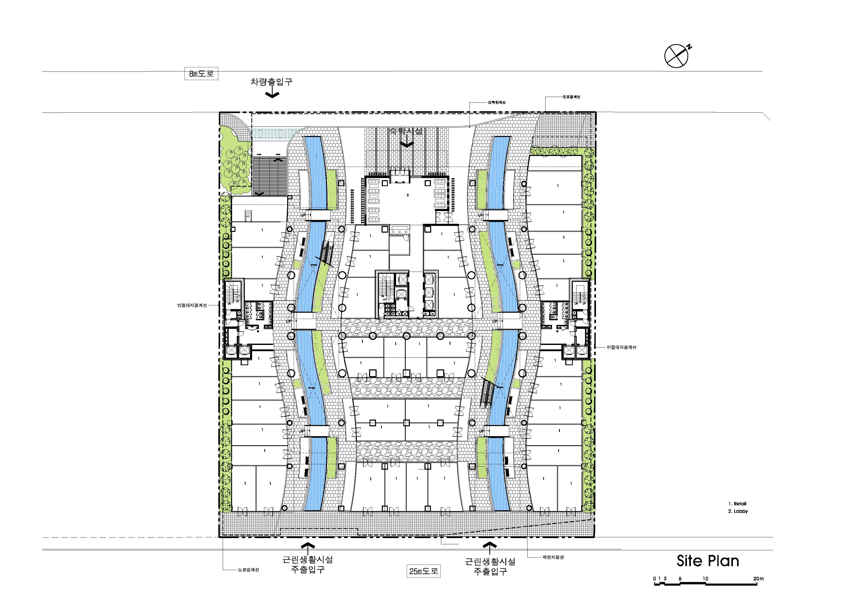 分层露台公寓 | 商业区里的宜居设计-23