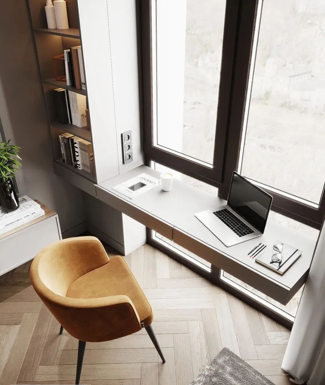 100 款窗前空间设计案例，总有一款适合你！-12