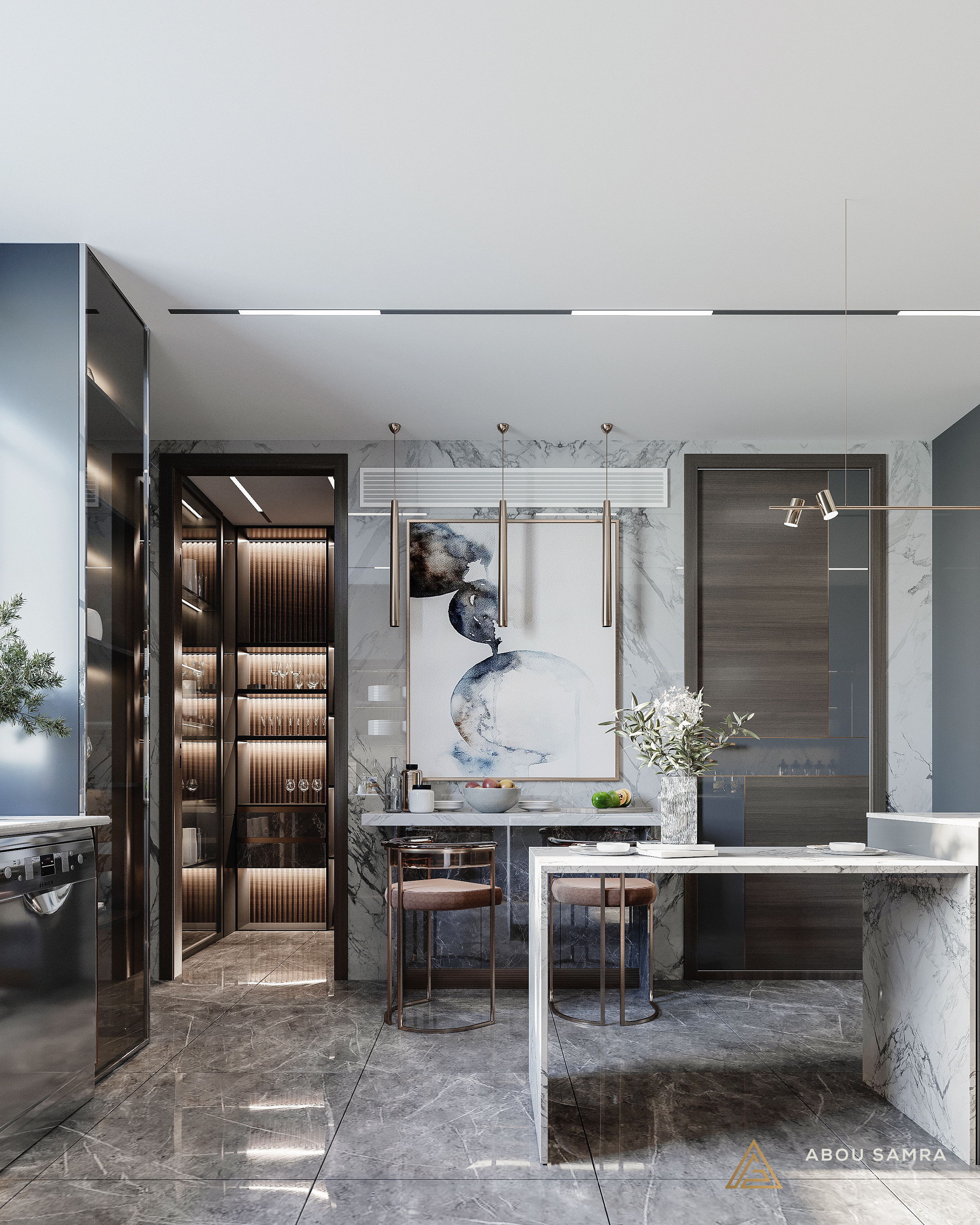 KITCHEN & LAUNDRY 设计丨沙特阿拉伯丨ABOU SAMRA GROUP-9