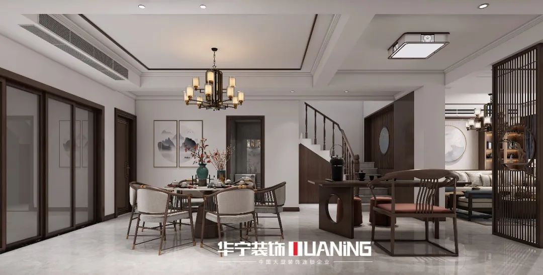 古梦姚打造白鹭湾 220m²新中式画境空间-74