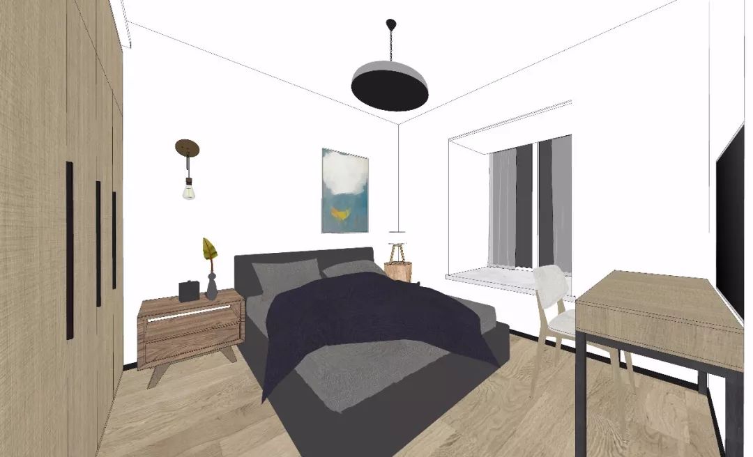 南京清新家园现代新中式家居设计-39