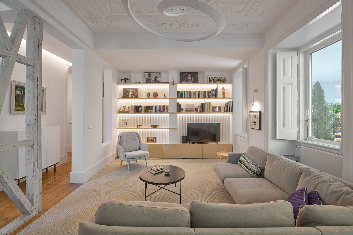 葡萄牙里斯本现代简约家庭公寓设计丨CFarquitetos-13