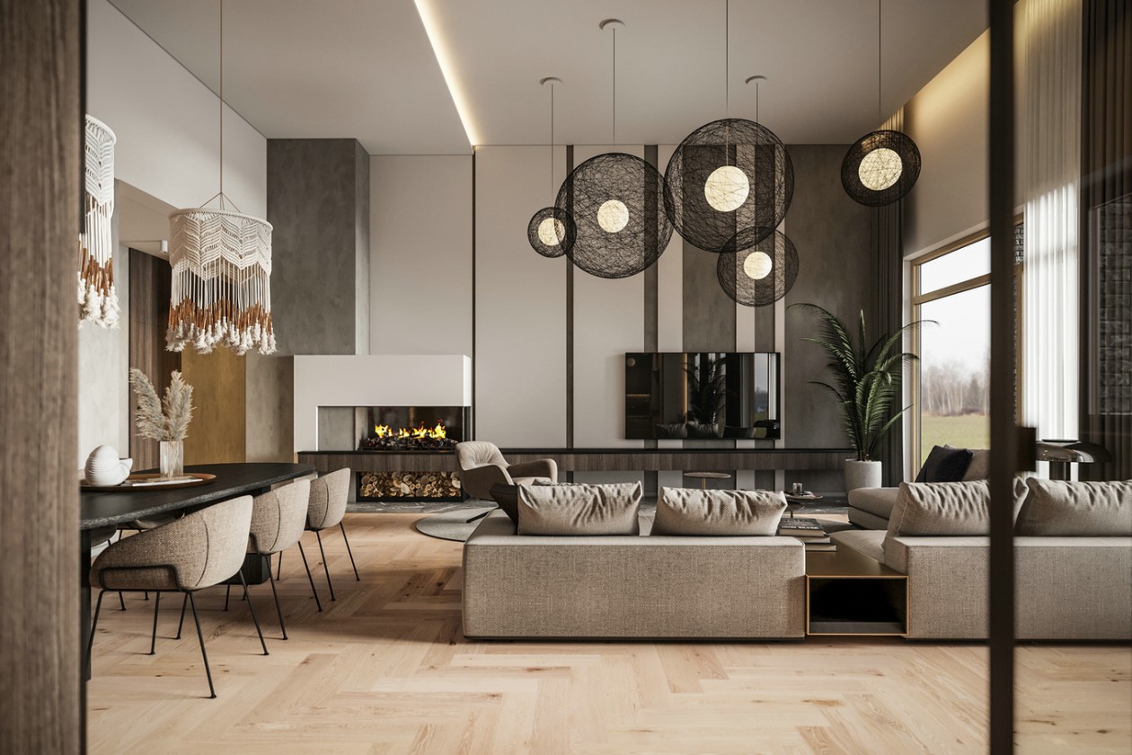 极简大气居所 - 随性安逸的空间艺术-1