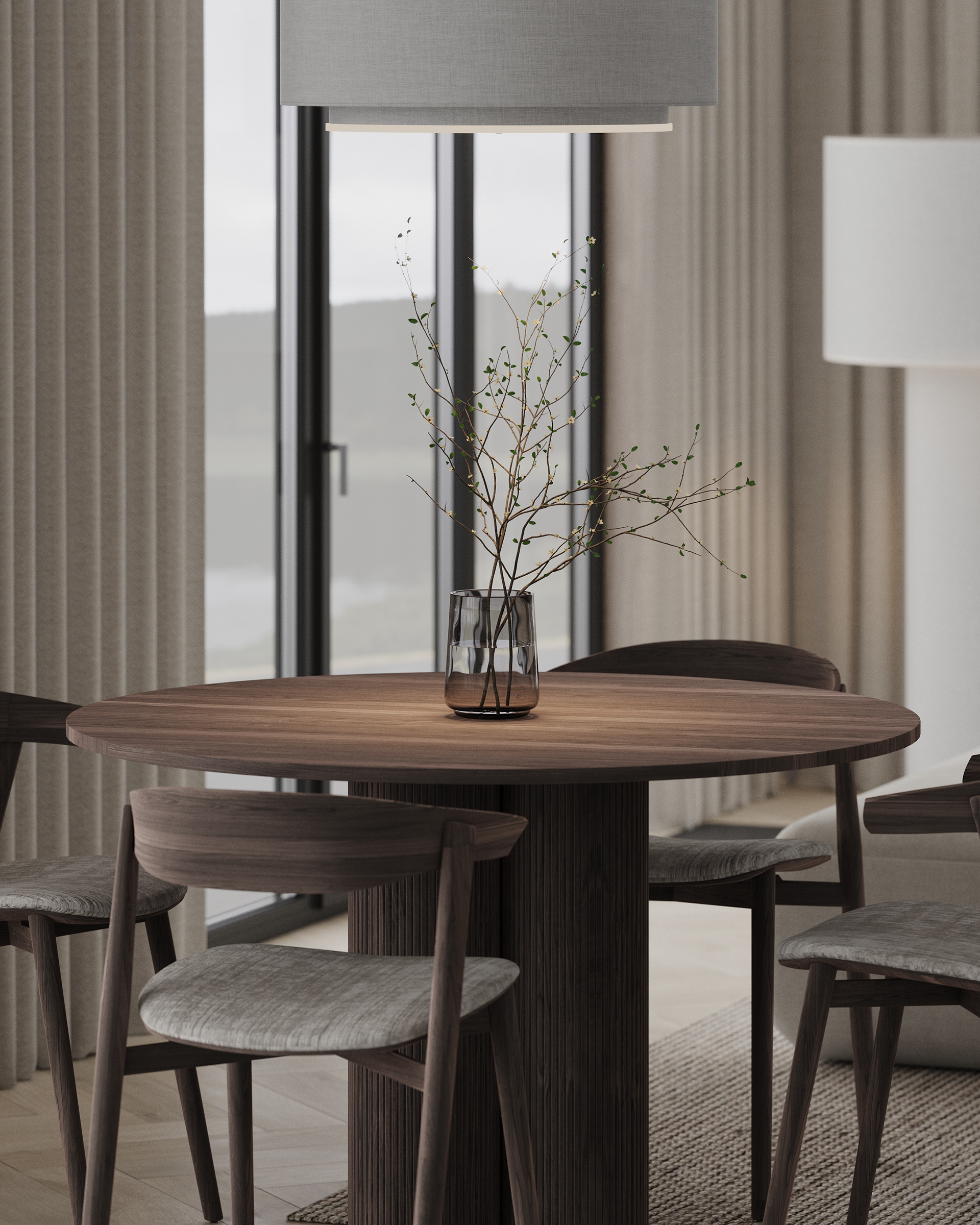 厨房客厅可视化设计丨美国丨Inesa Orlenko-10