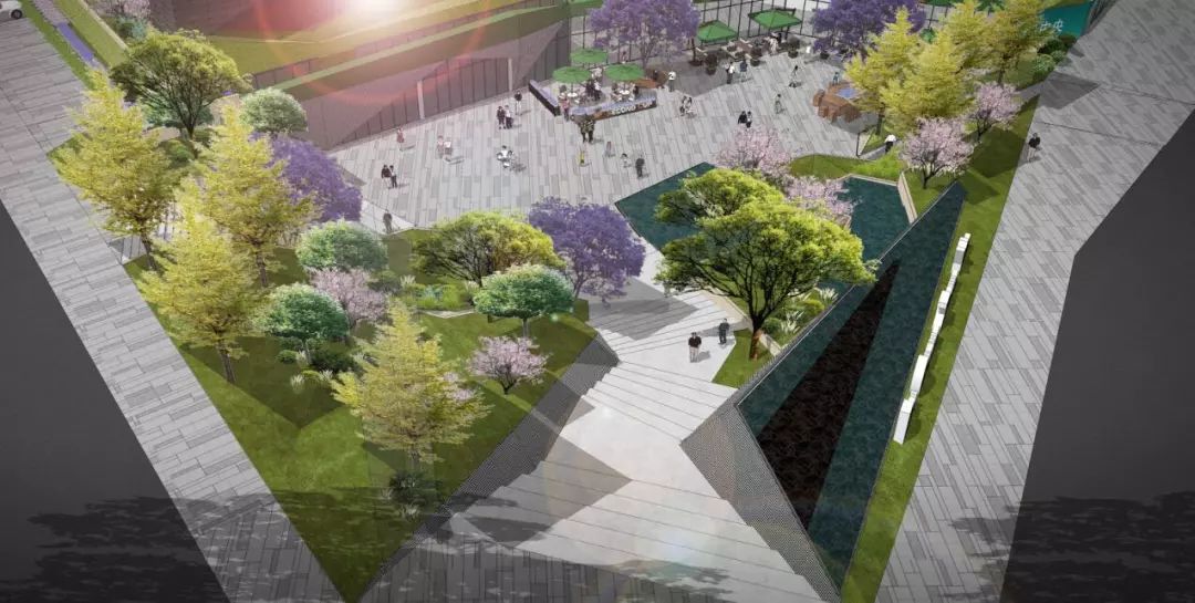 以折线力量,突破场所的边界 ▏旭辉华宇锦绣广场-49