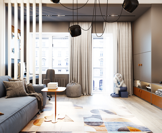 老城区两层公寓设计改造丨俄罗斯萨马拉-30