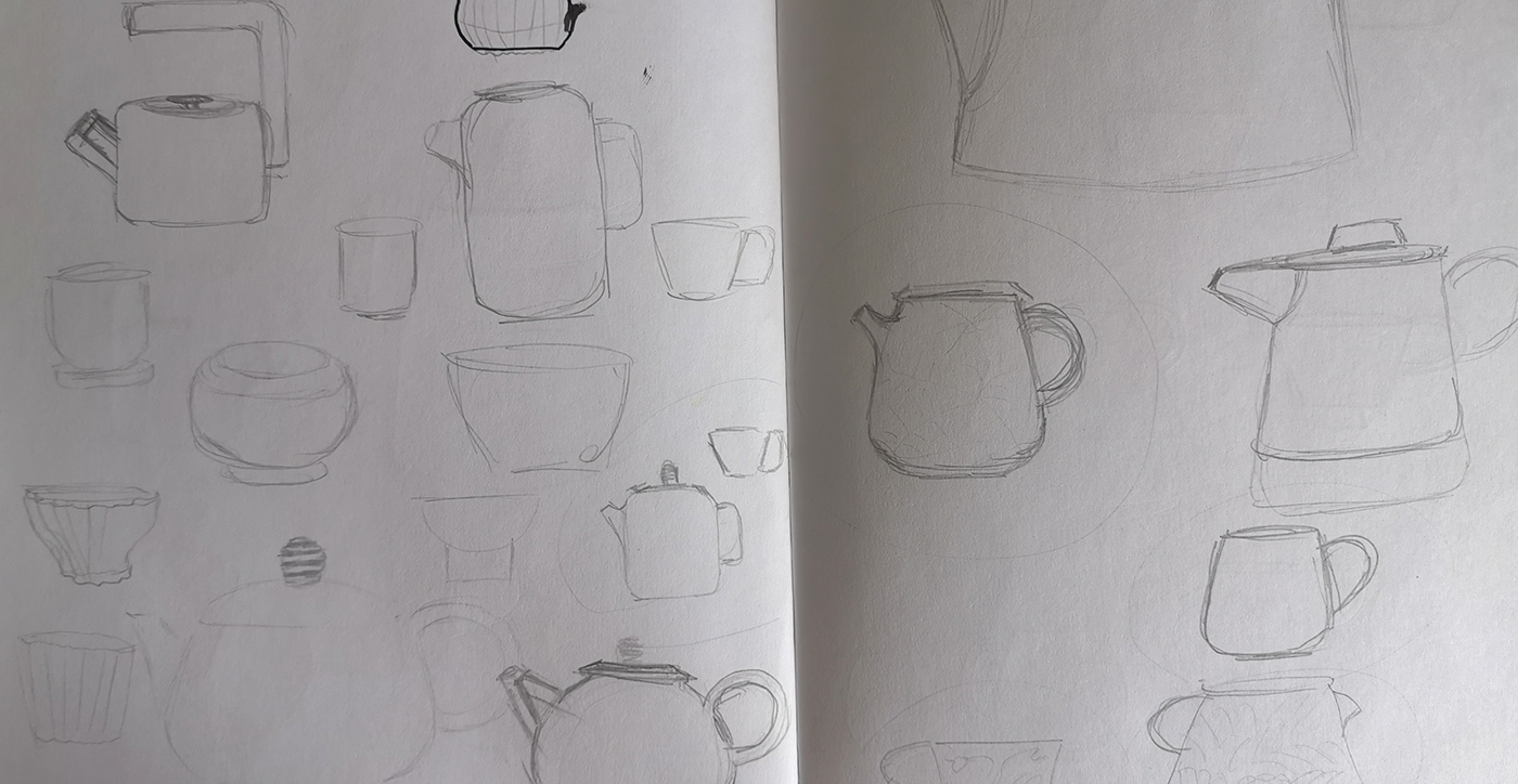 金色珐琅风情 | 奢华咖啡具设计-1