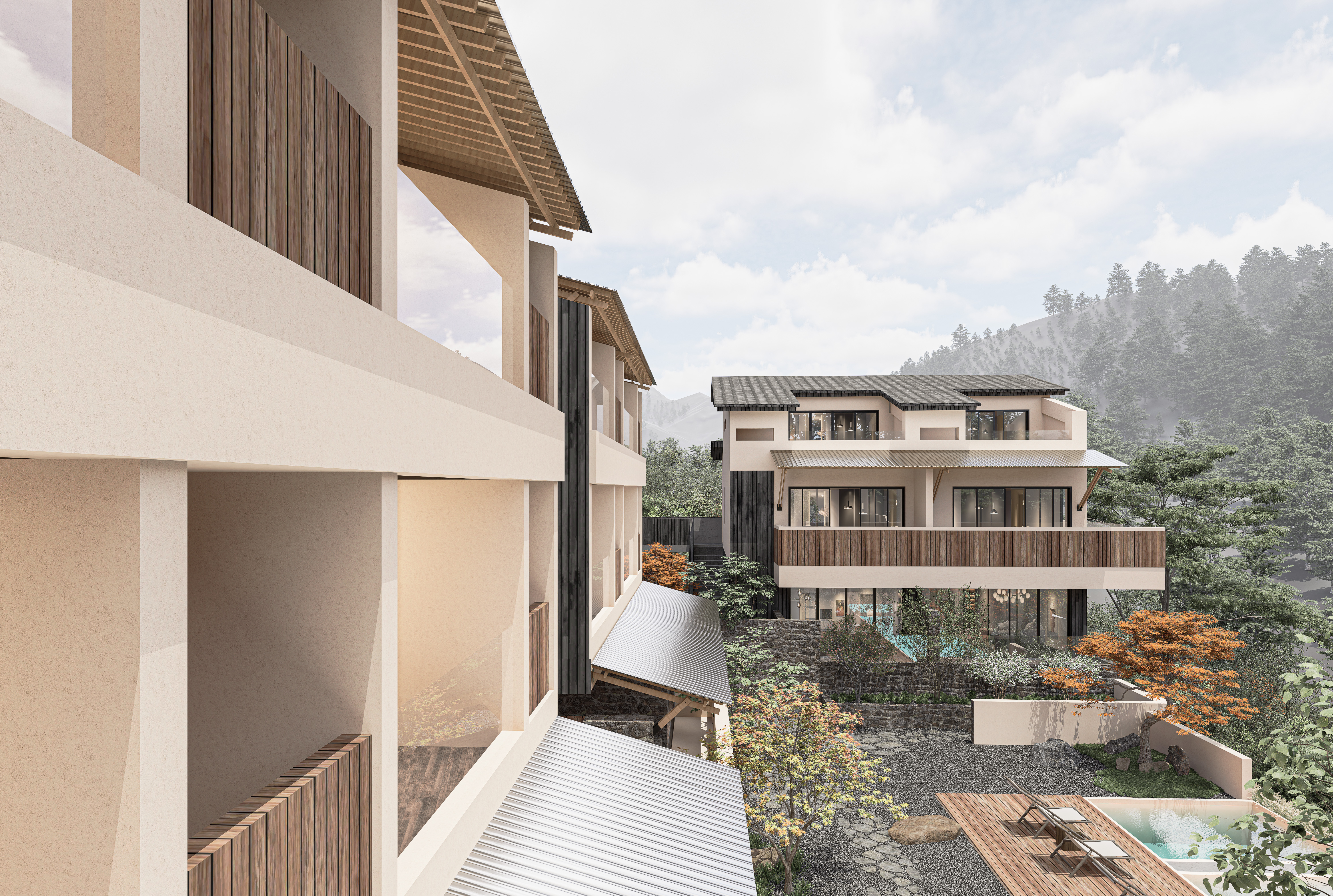 山居 · 海螺沟温泉民宿丨中国四川丨象外建筑设计-21