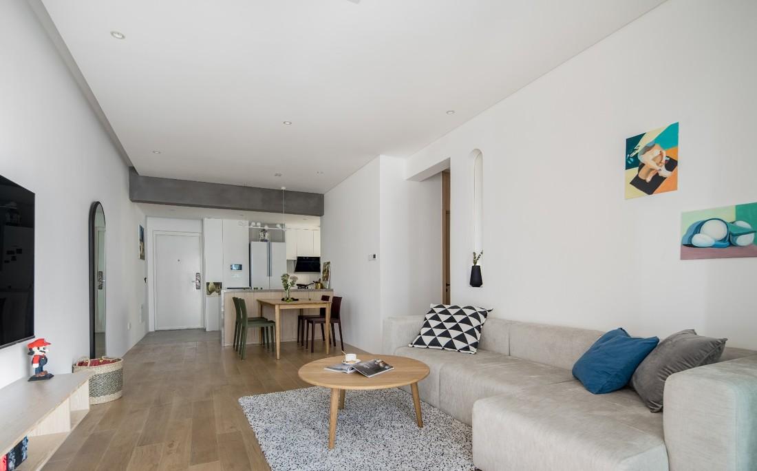 古希腊拱形窗映照的现代自然家-27