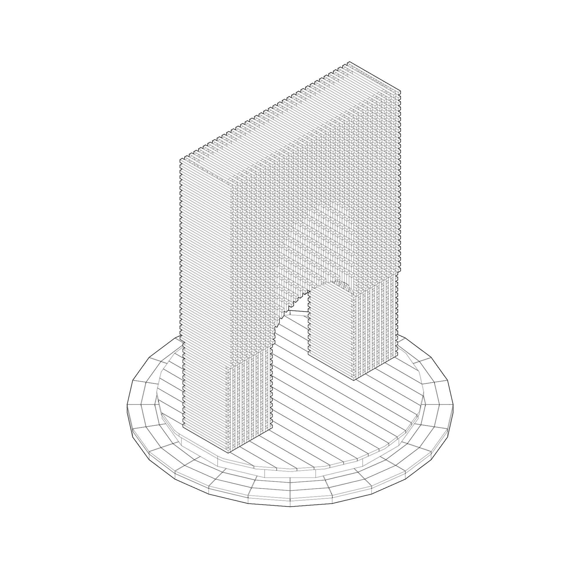 旋转 Triumf 拱设计丨俄罗斯圣彼得堡丨KATARSIS ab-34