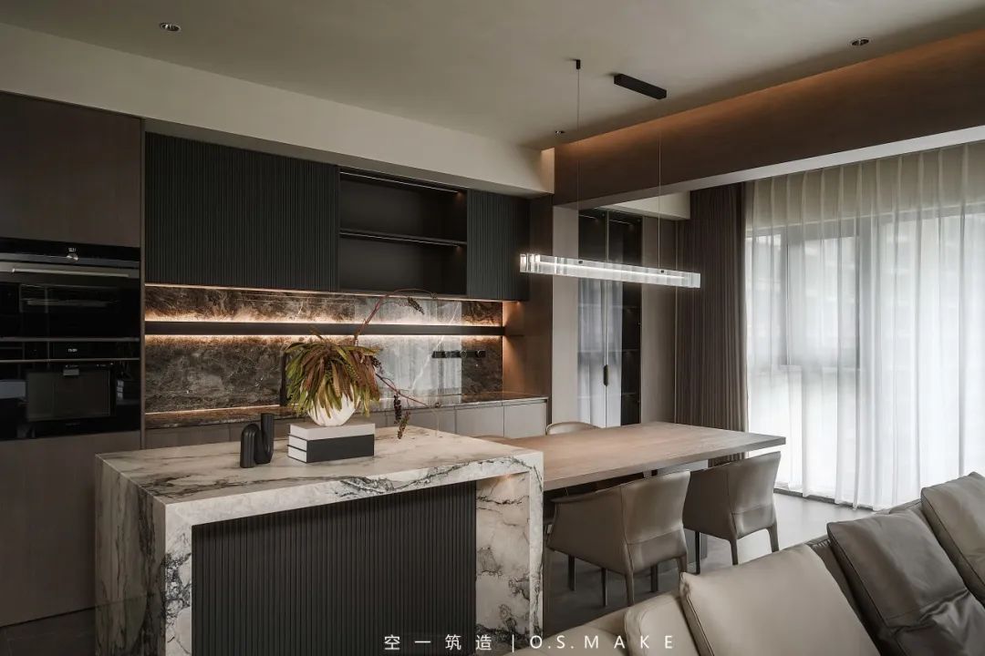 意式极简,壹号院的沉郁魅力丨中国重庆丨空一筑造|O.S.MAKE-45