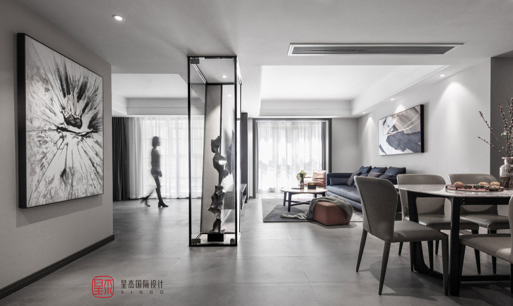 边界空间 · 现代简约的艺术之家-12